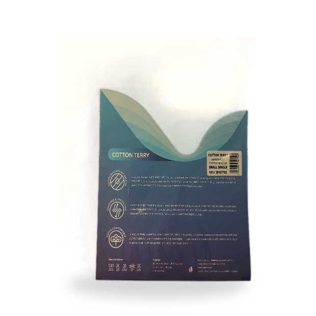 Vivactive Waterproof Mattress Protector Cotton Terry Single
