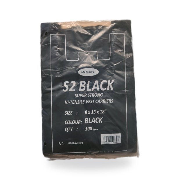 Large Black Disposal Nappy Sacks 100 Pack