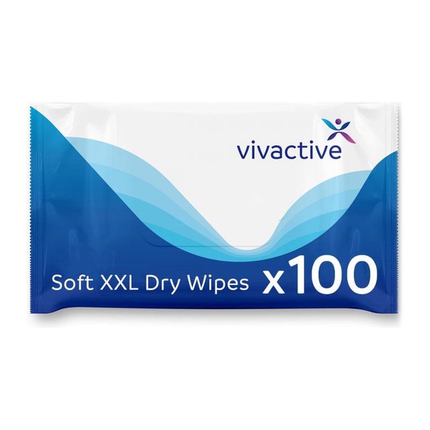 Vivactive Soft XXL Dry Wipes X100